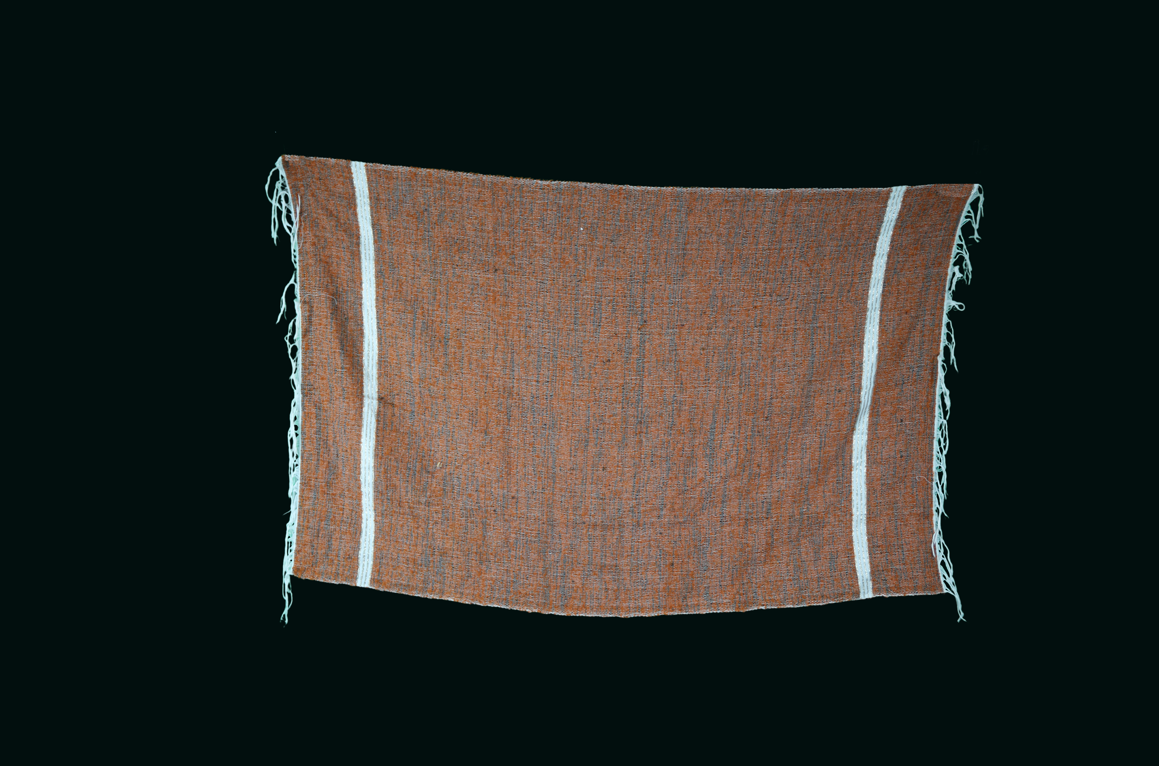 Fouta artisanale tissée à la main – Tons terracotta