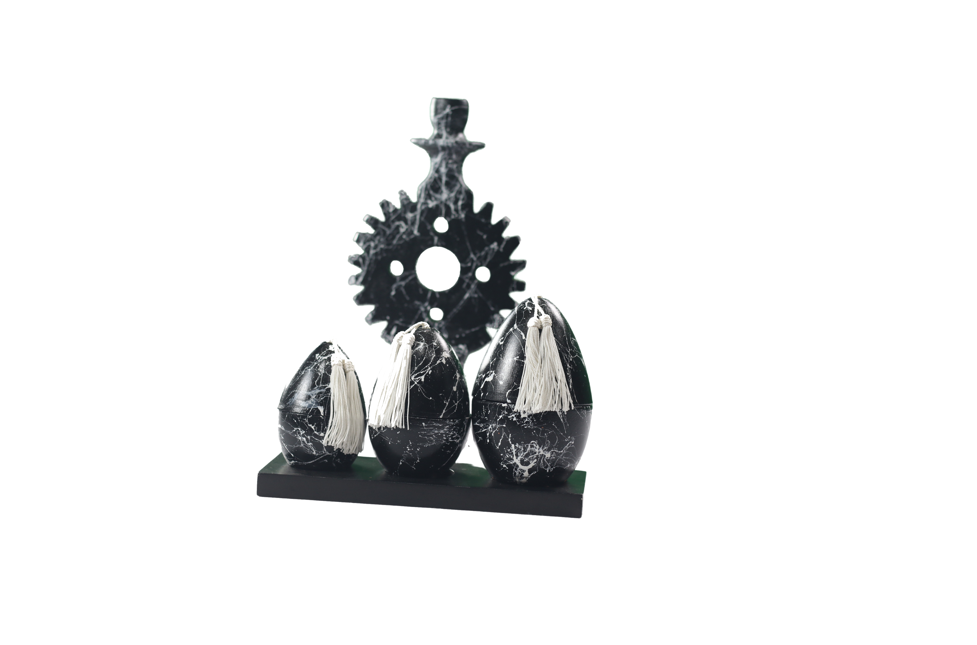 Sculpture Symbolique avec Roue Amazighe