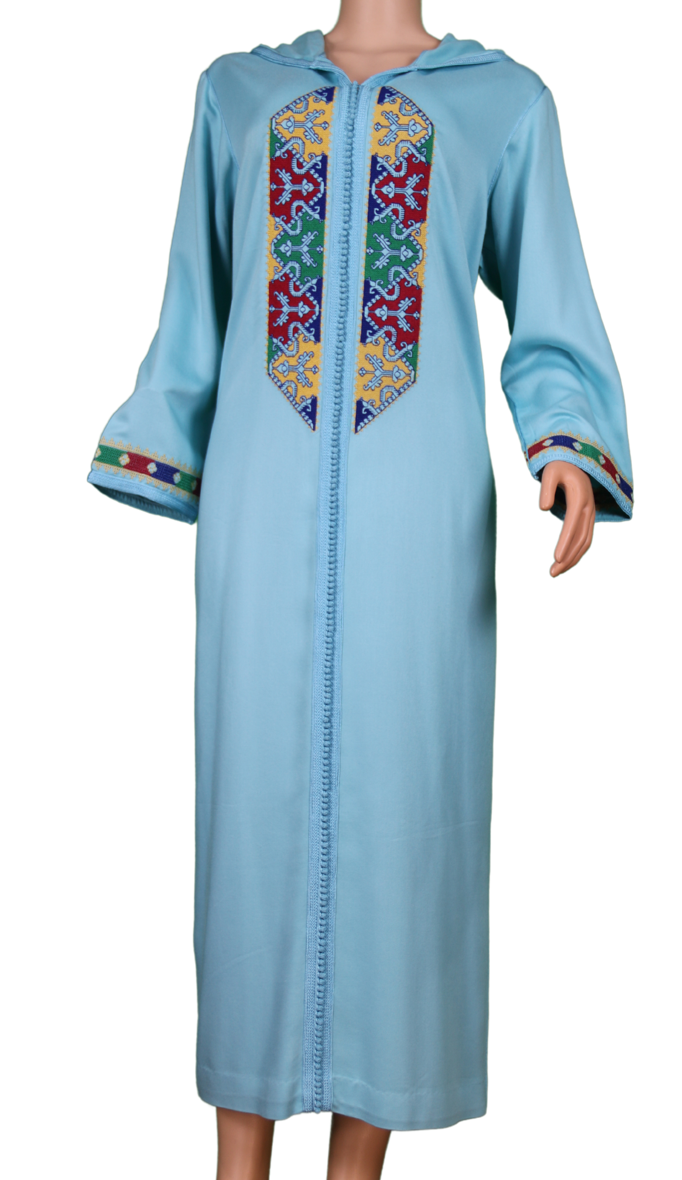 Djellaba bleu ciel berbère