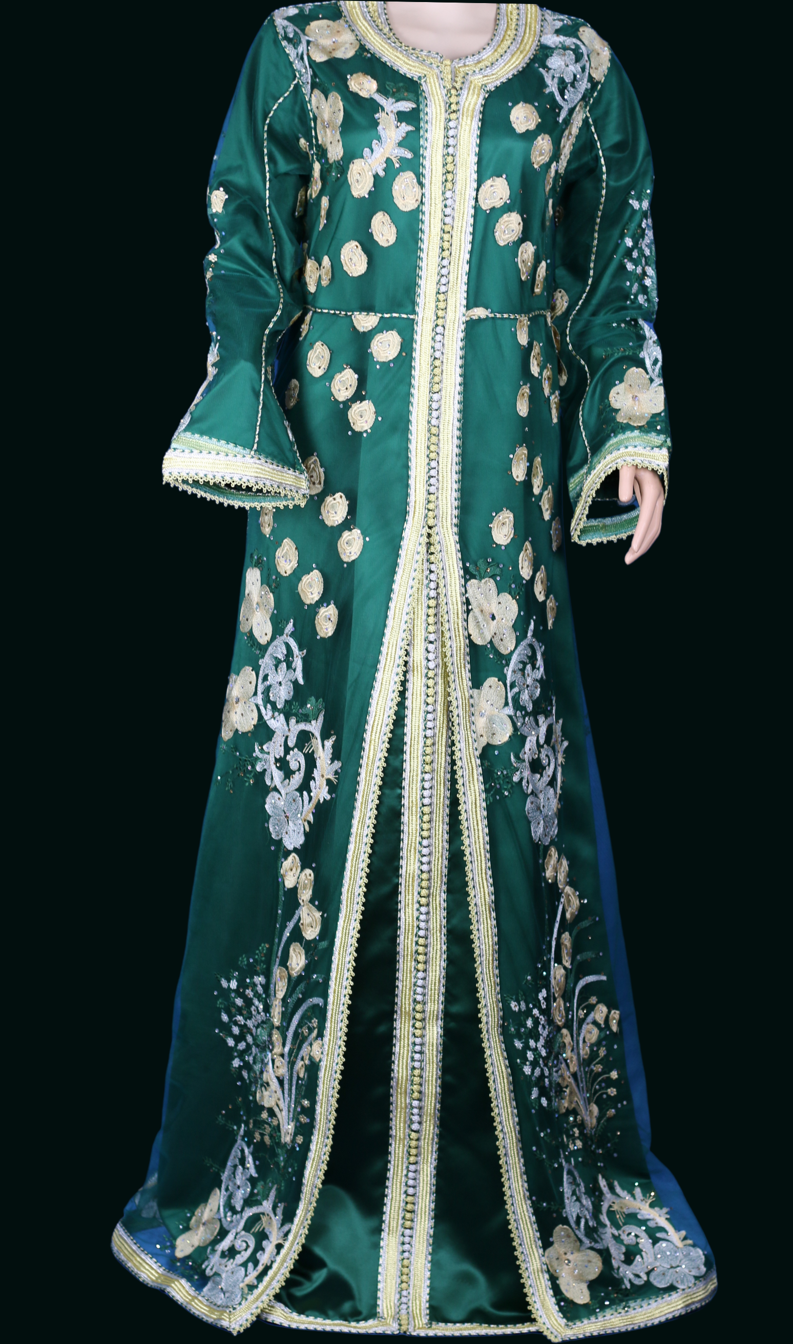 Caftan vert impérial