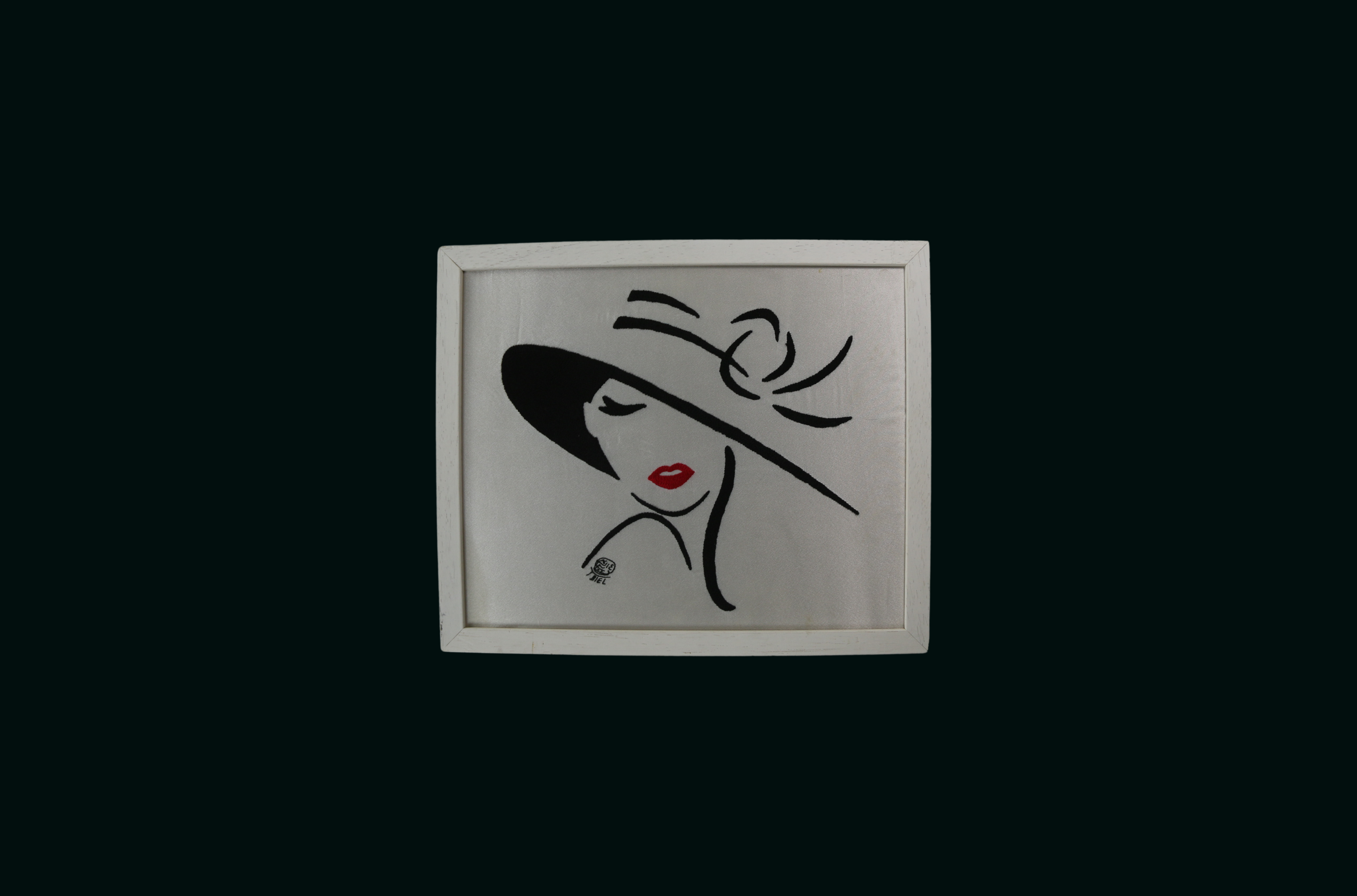 Tableau mural – Visage féminin stylisé