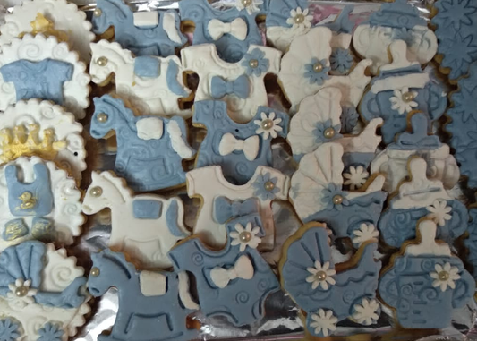 Sablés de Naissance – Bleu Bébé