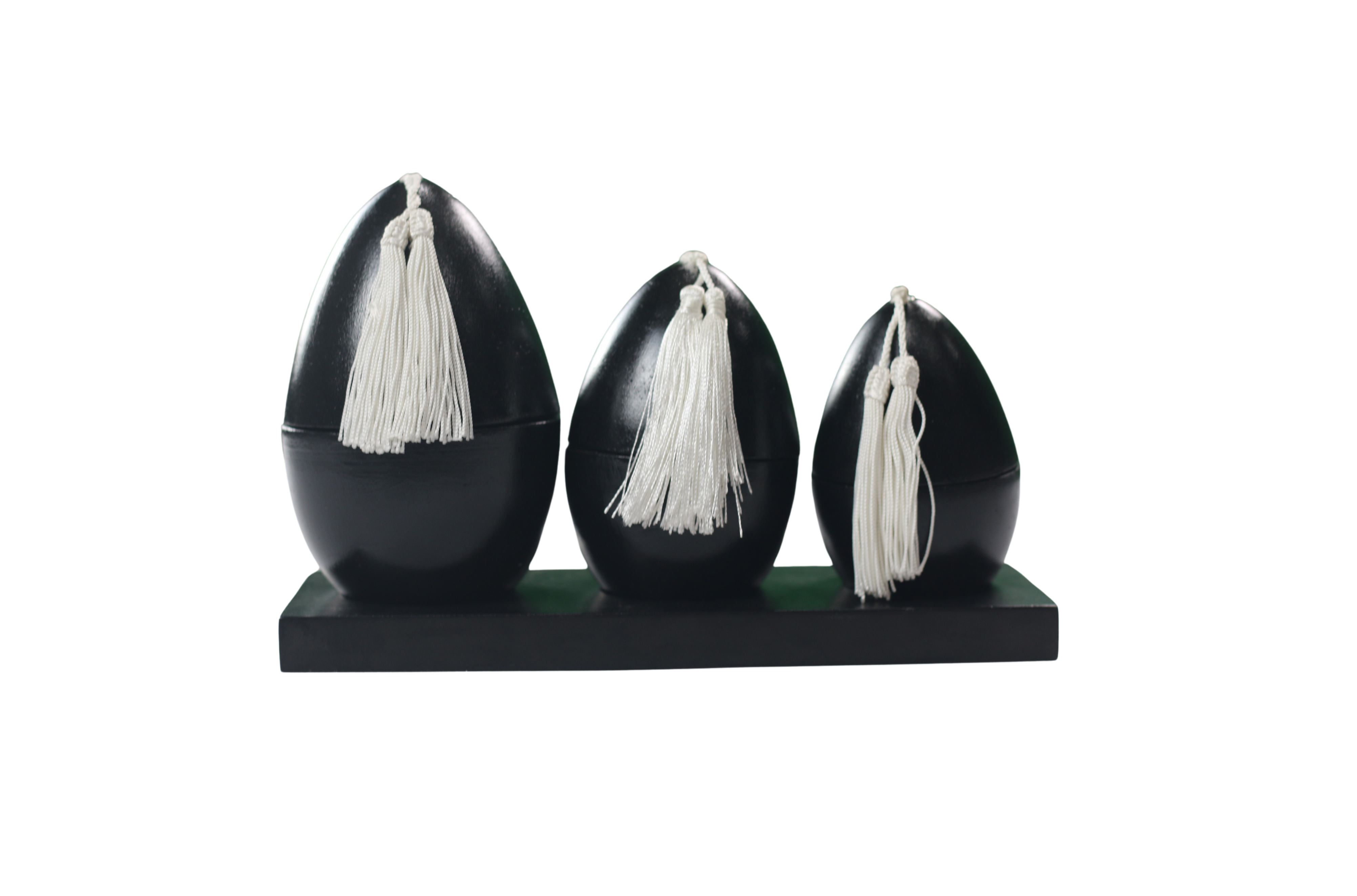 Candle Set – Black Elegance &amp; White Touch