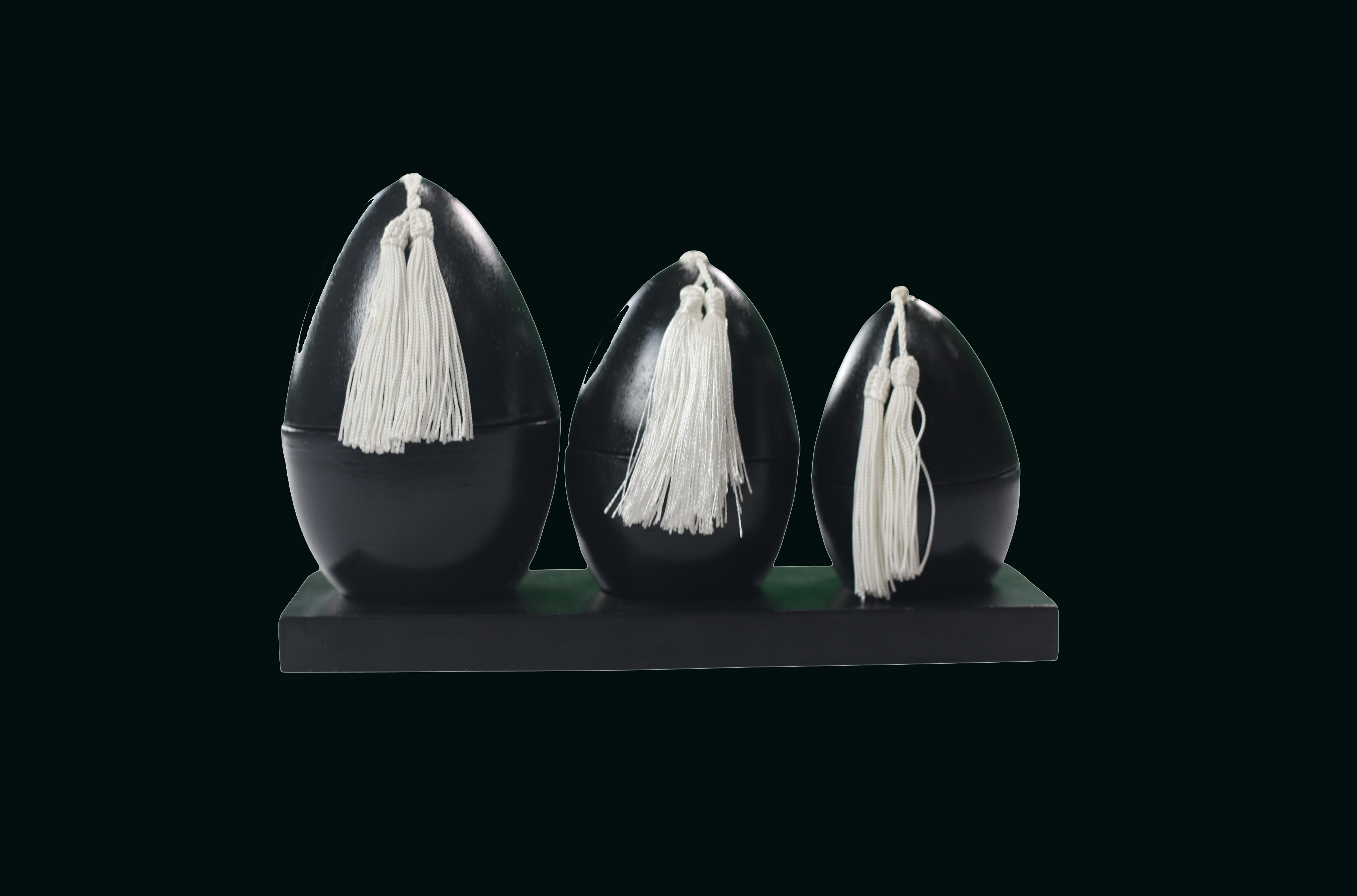 Candle Set – Black Elegance &amp; White Touch