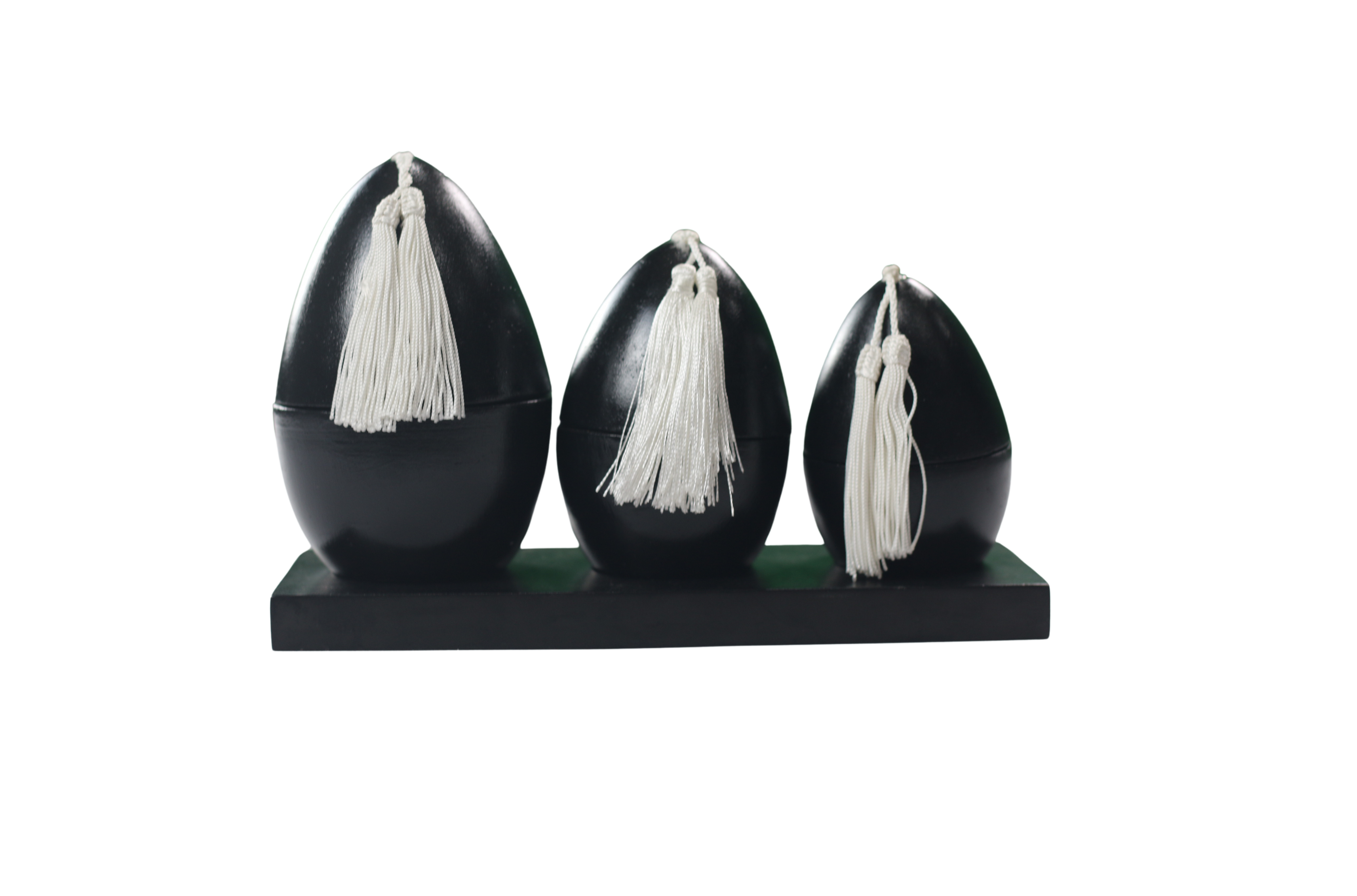 Candle Set – Black Elegance &amp; White Touch