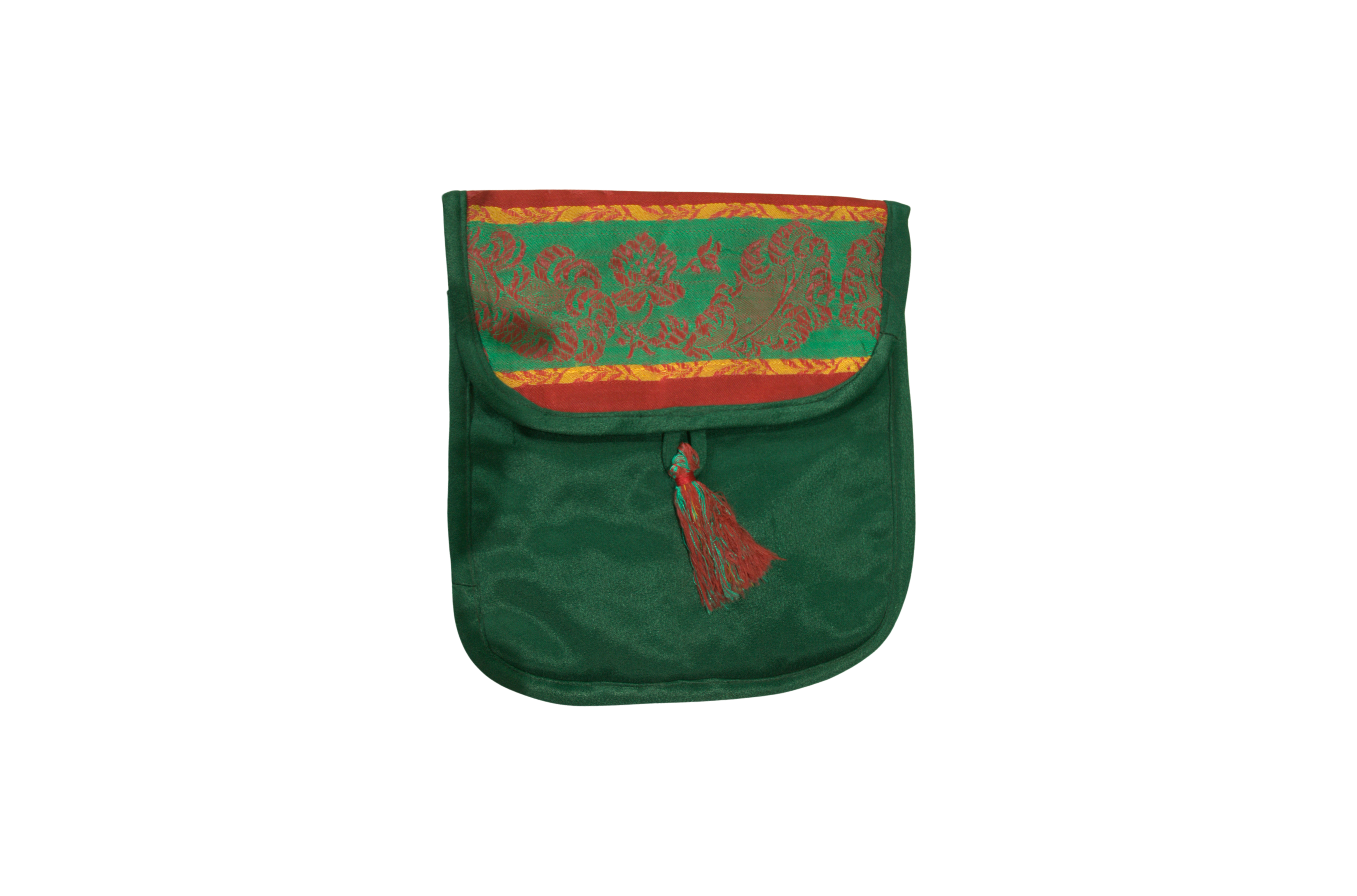 Pochette Verte Traditionnelle à Rabat Brodé