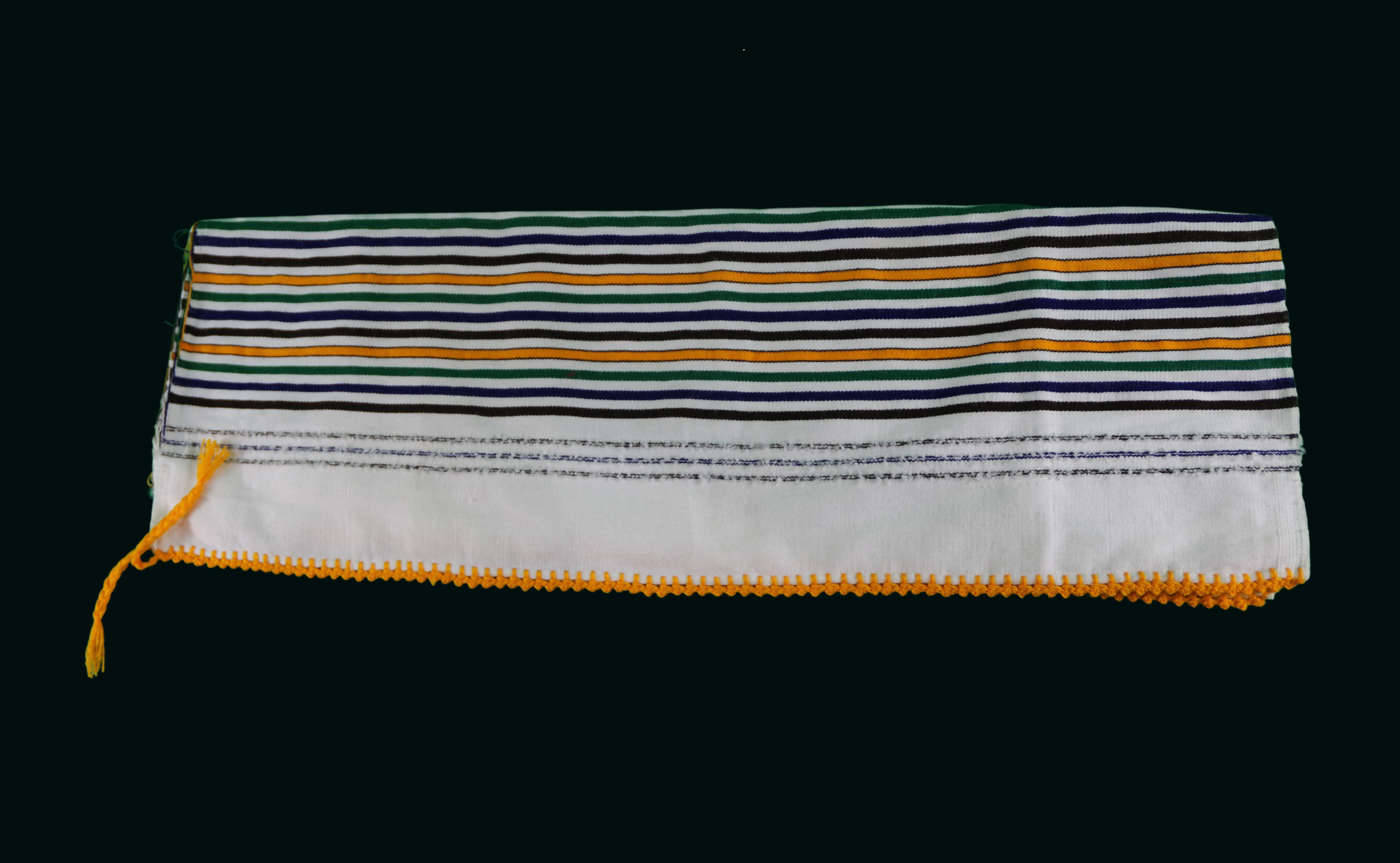 Mendil Multicolore à Rayures Fines