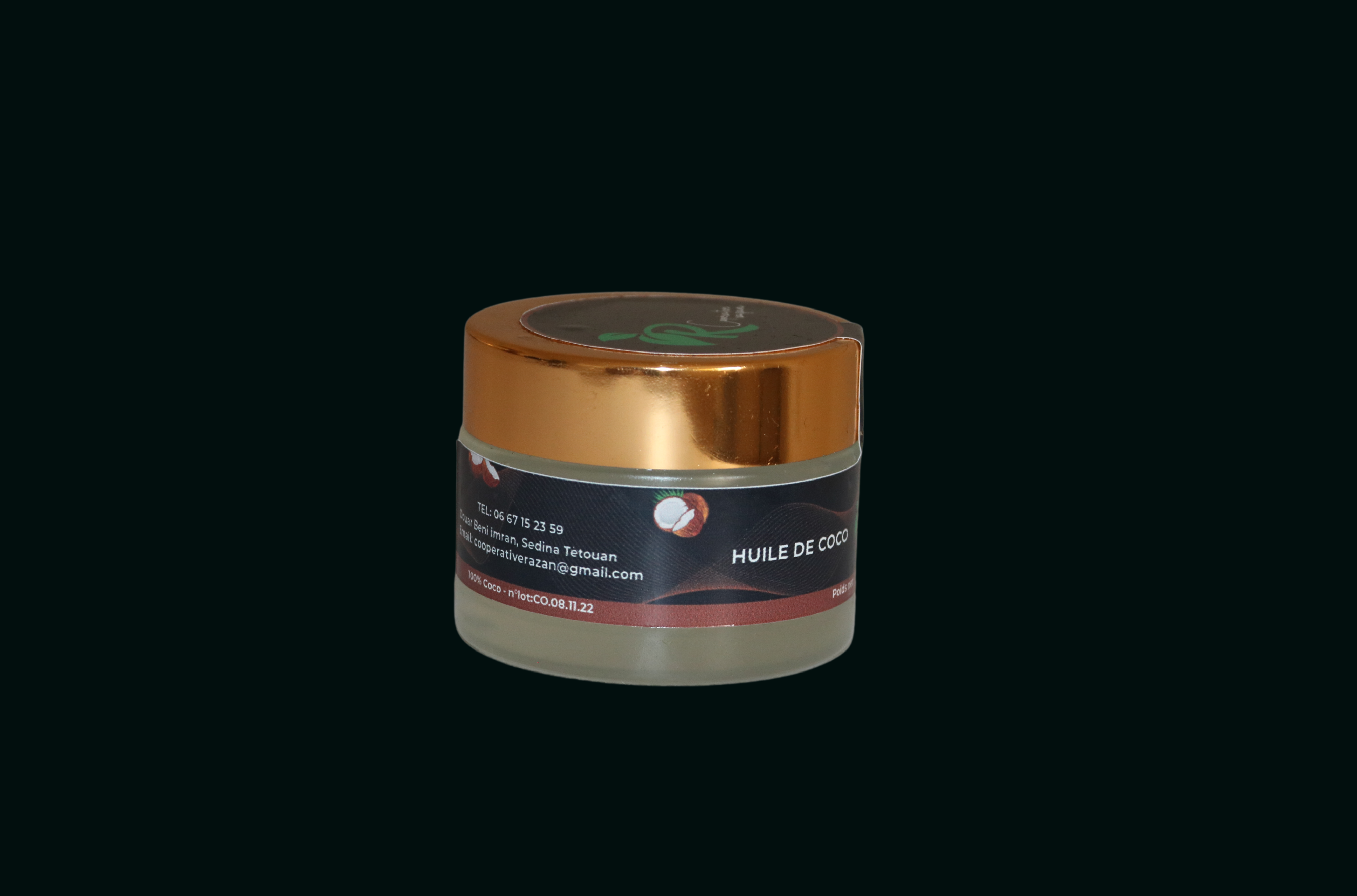 Huile de coco (HUILE DE COCO – Pot en verre 35g)