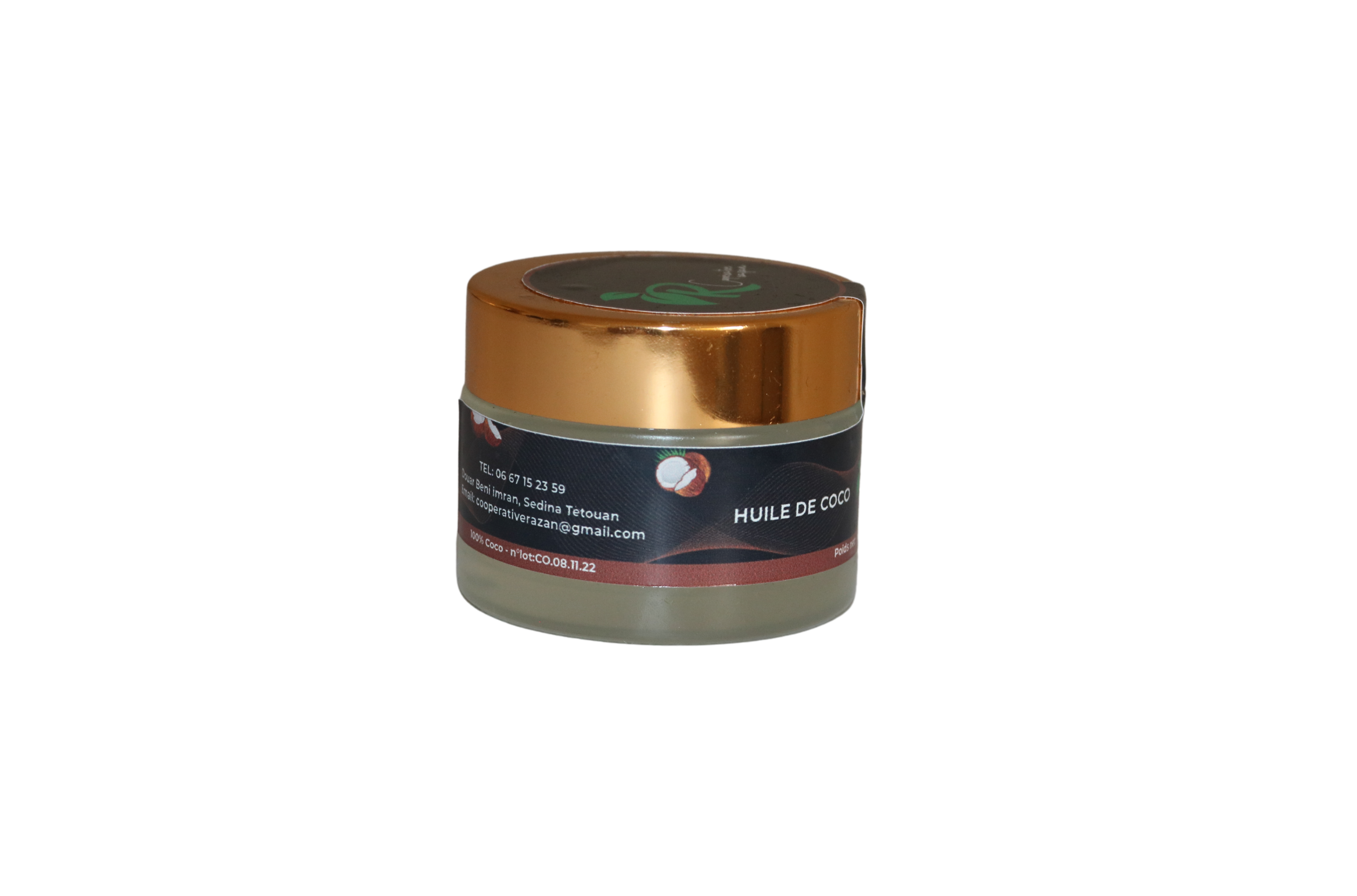 Huile de coco (HUILE DE COCO – Pot en verre 35g)