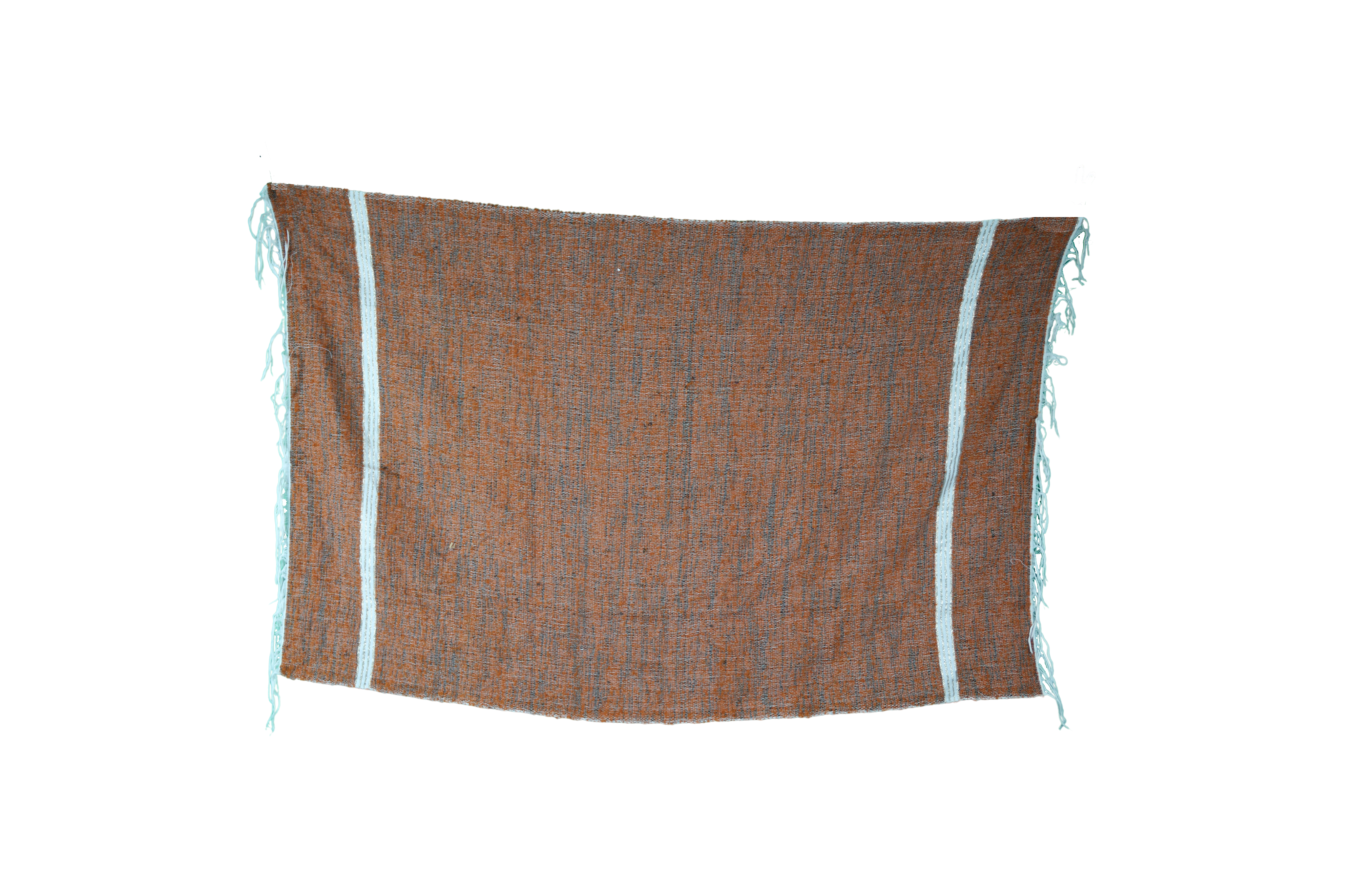 Fouta artisanale tissée à la main – Tons terracotta