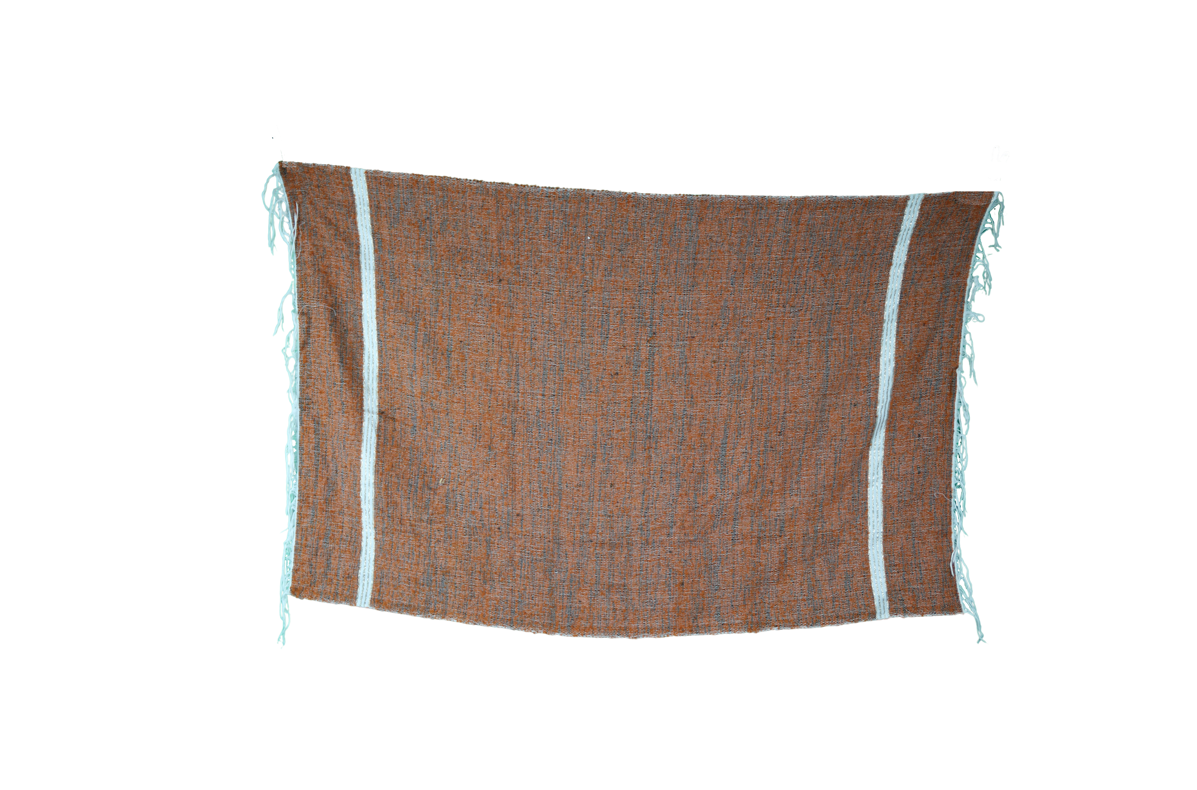 Fouta artisanale tissée à la main – Tons terracotta