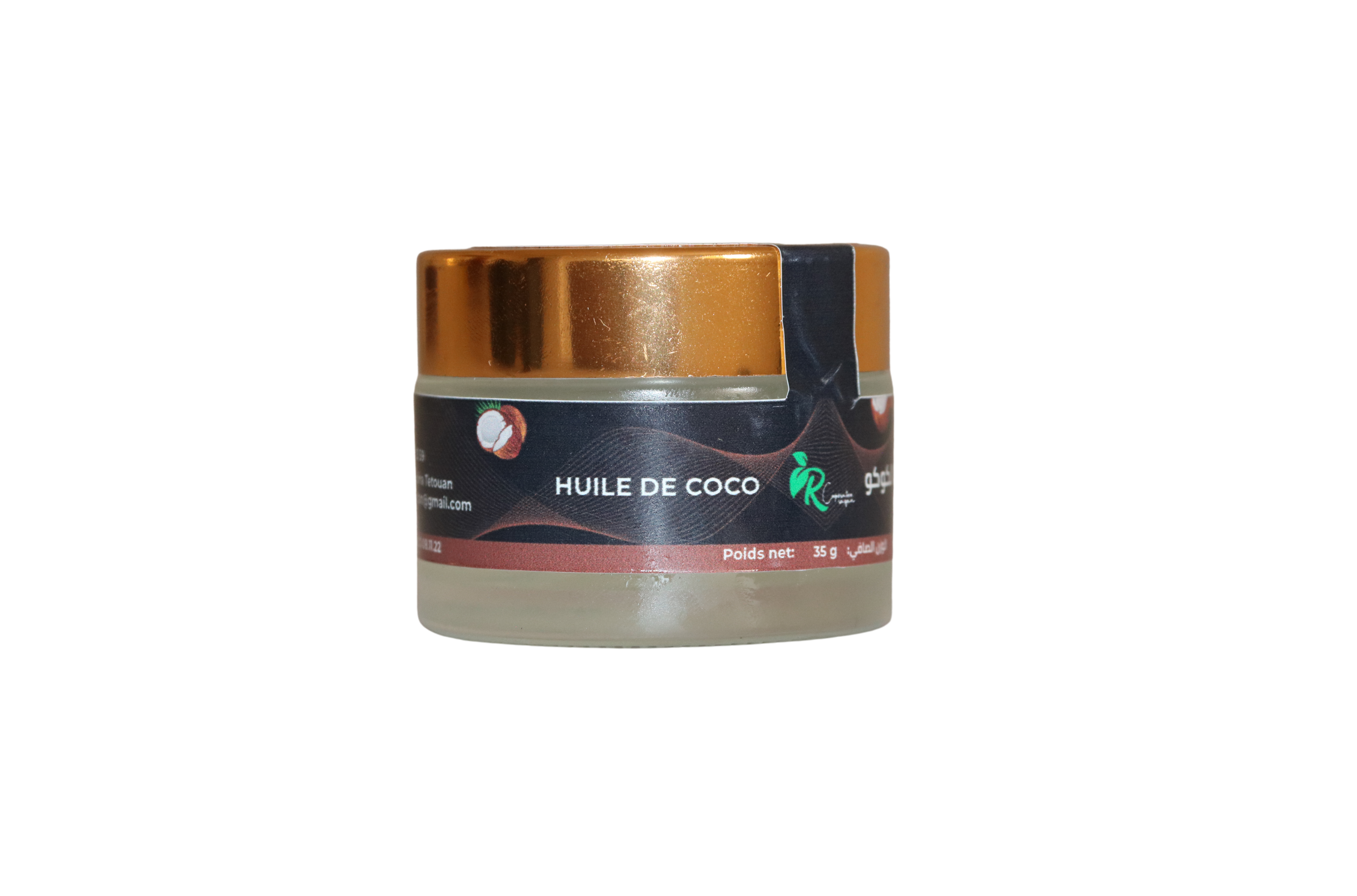 Huile de coco (HUILE DE COCO – Pot en verre 35g)