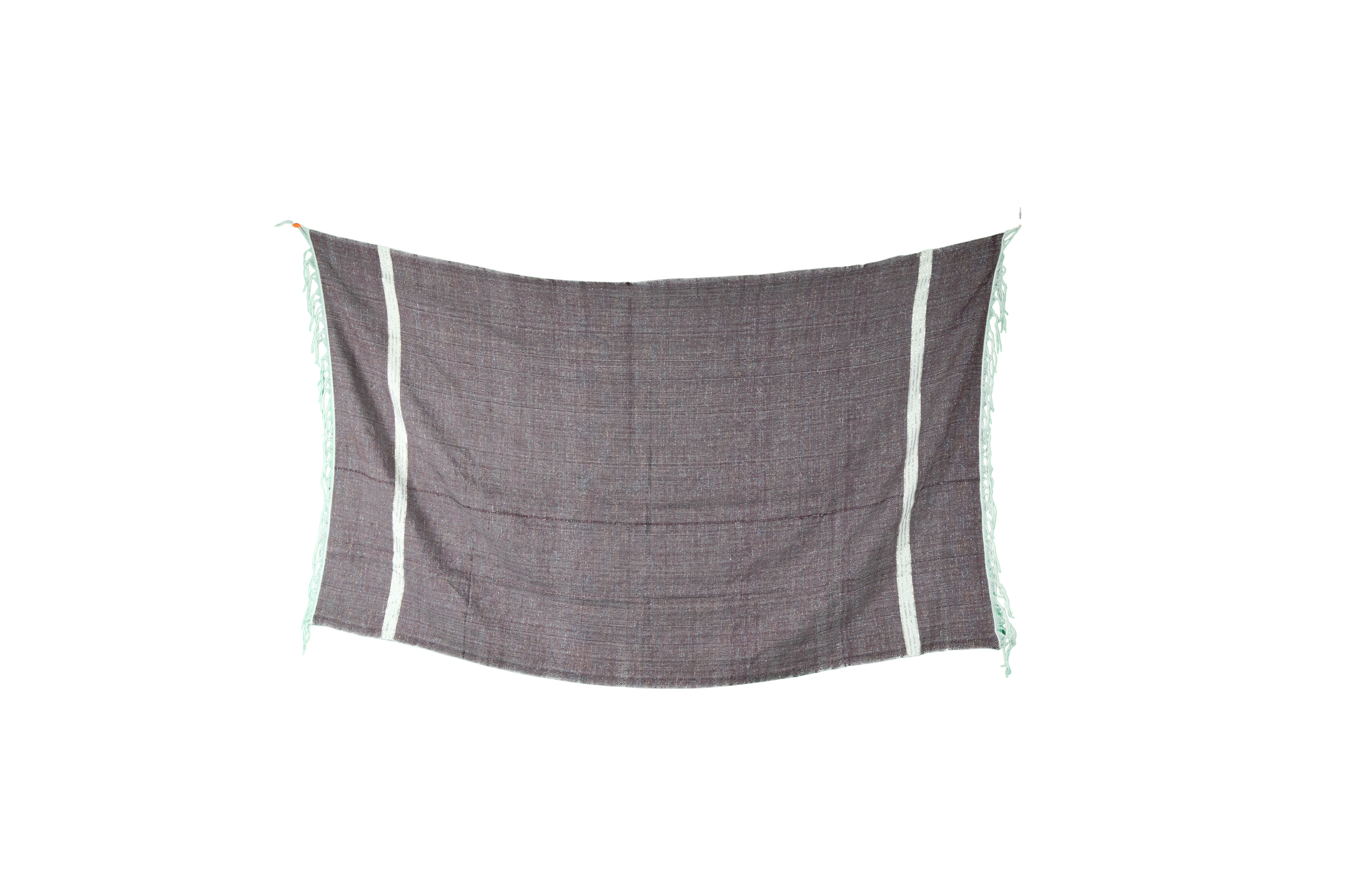 Fouta artisanale à rayures sobres