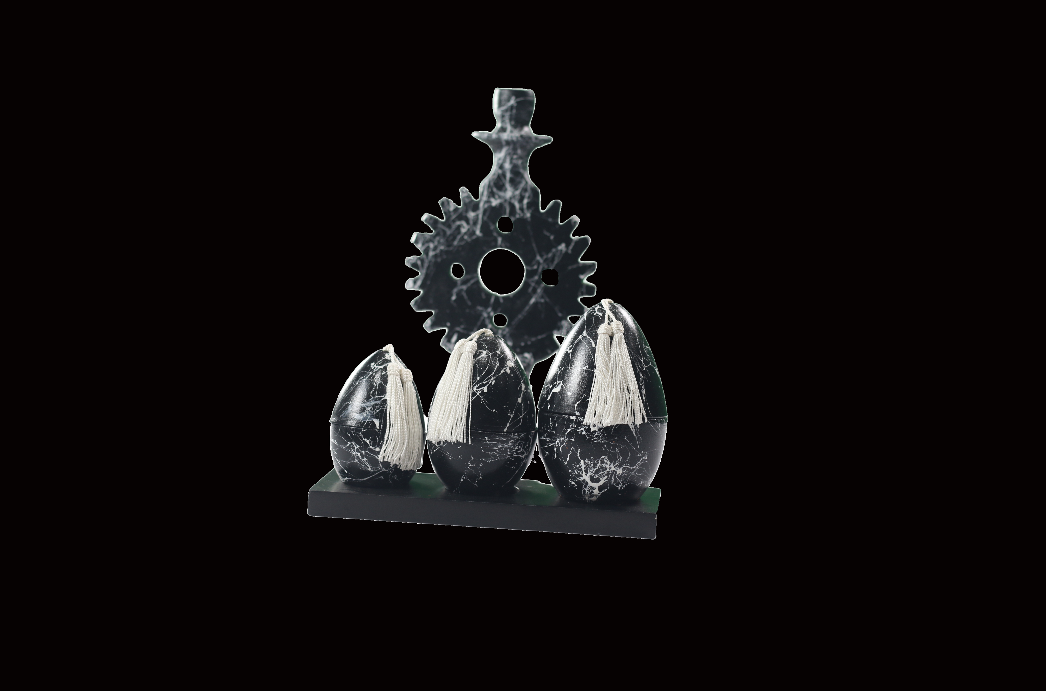 Sculpture Symbolique avec Roue Amazighe