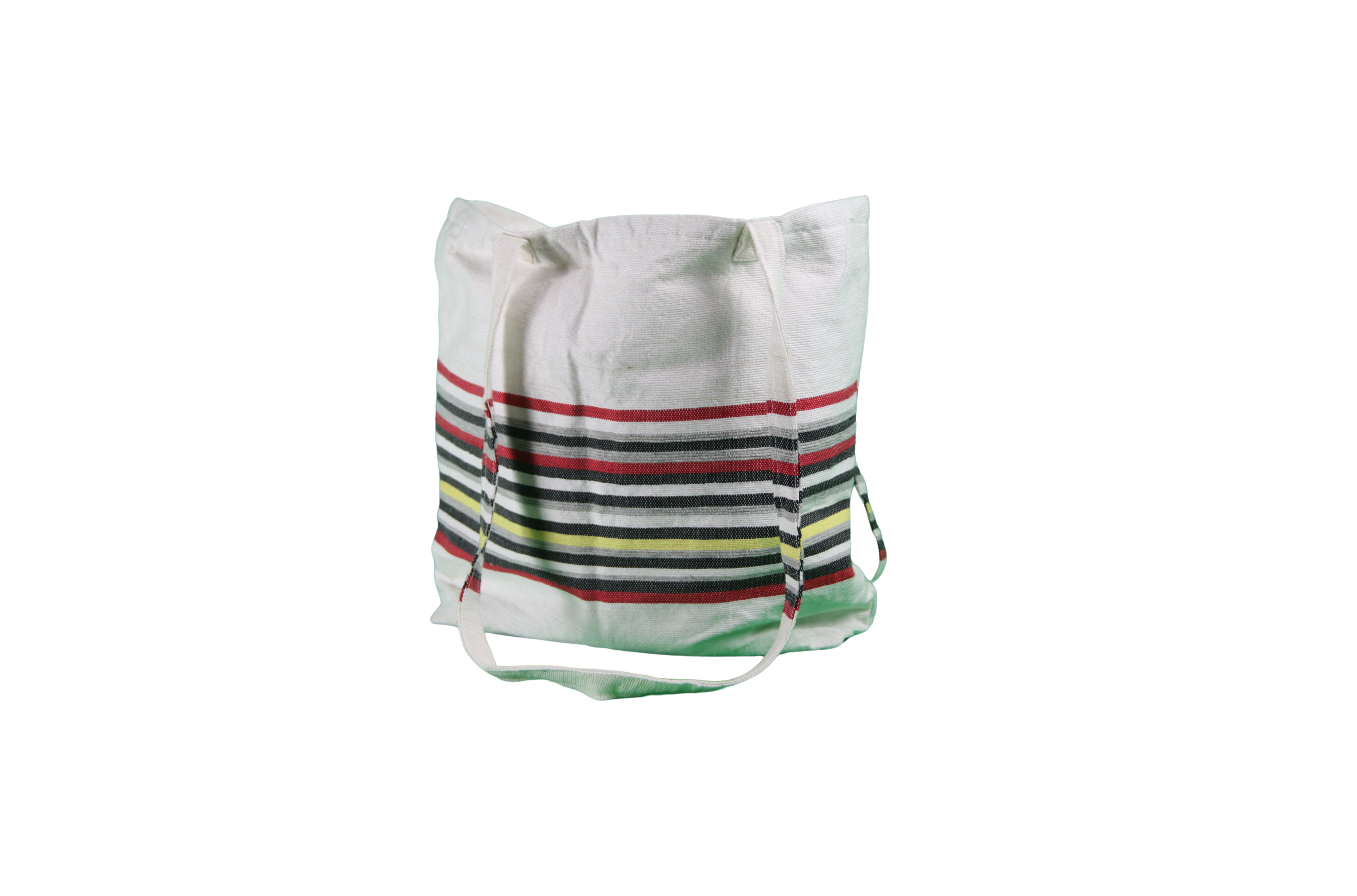 Tote bag rayé multicolore – Vitalité urbaine