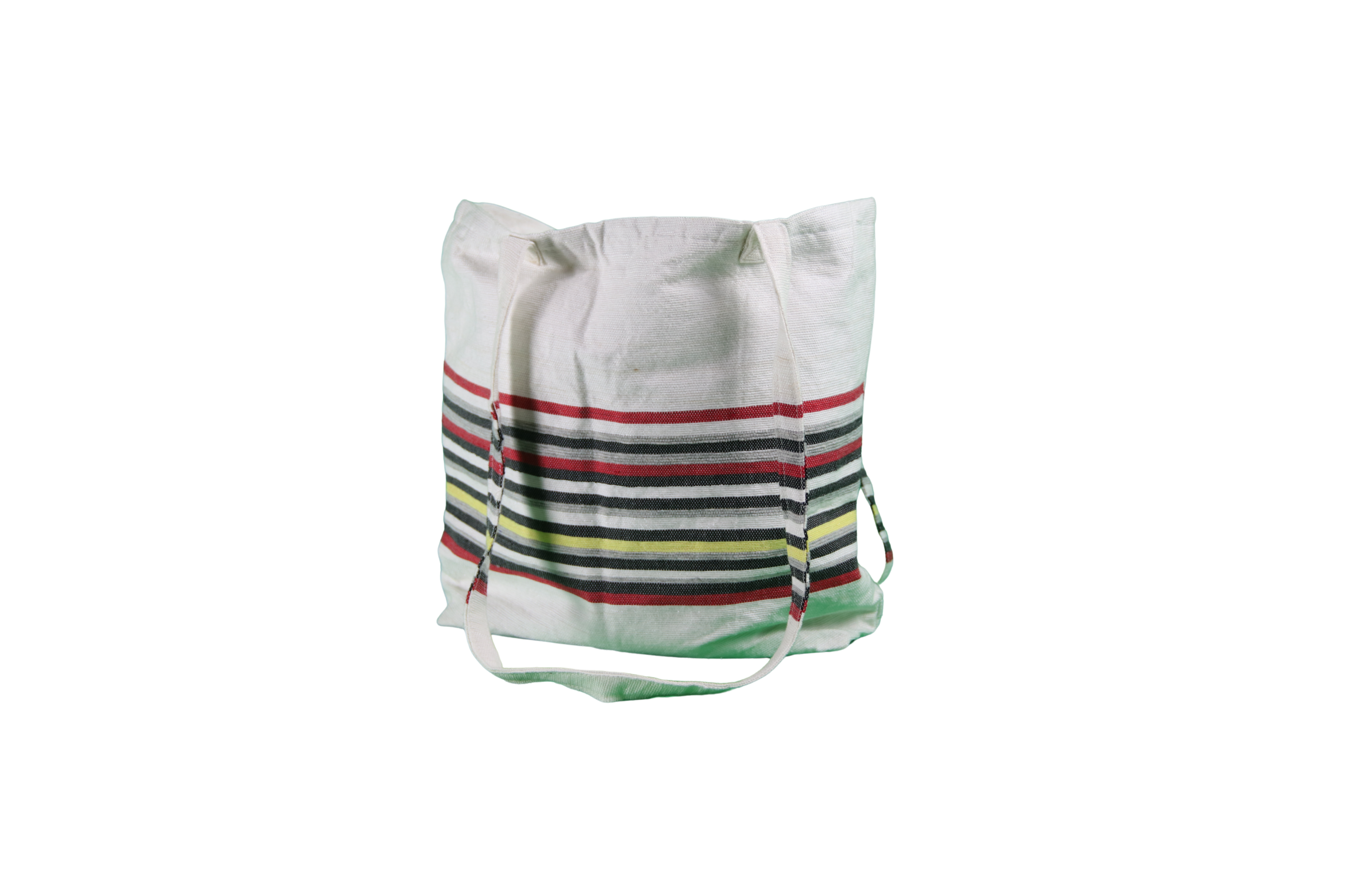 Tote bag rayé multicolore – Vitalité urbaine