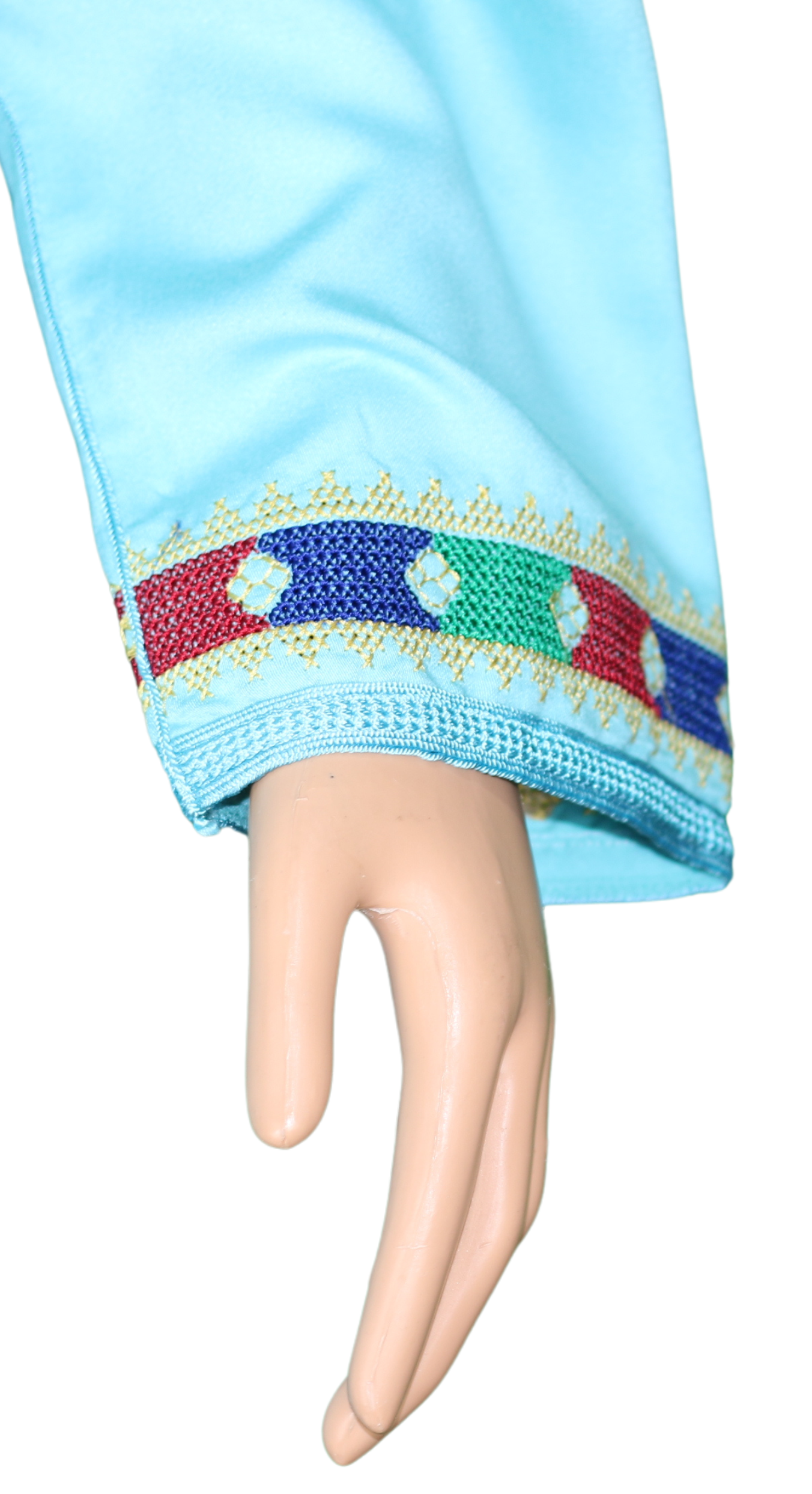 Djellaba bleu ciel berbère