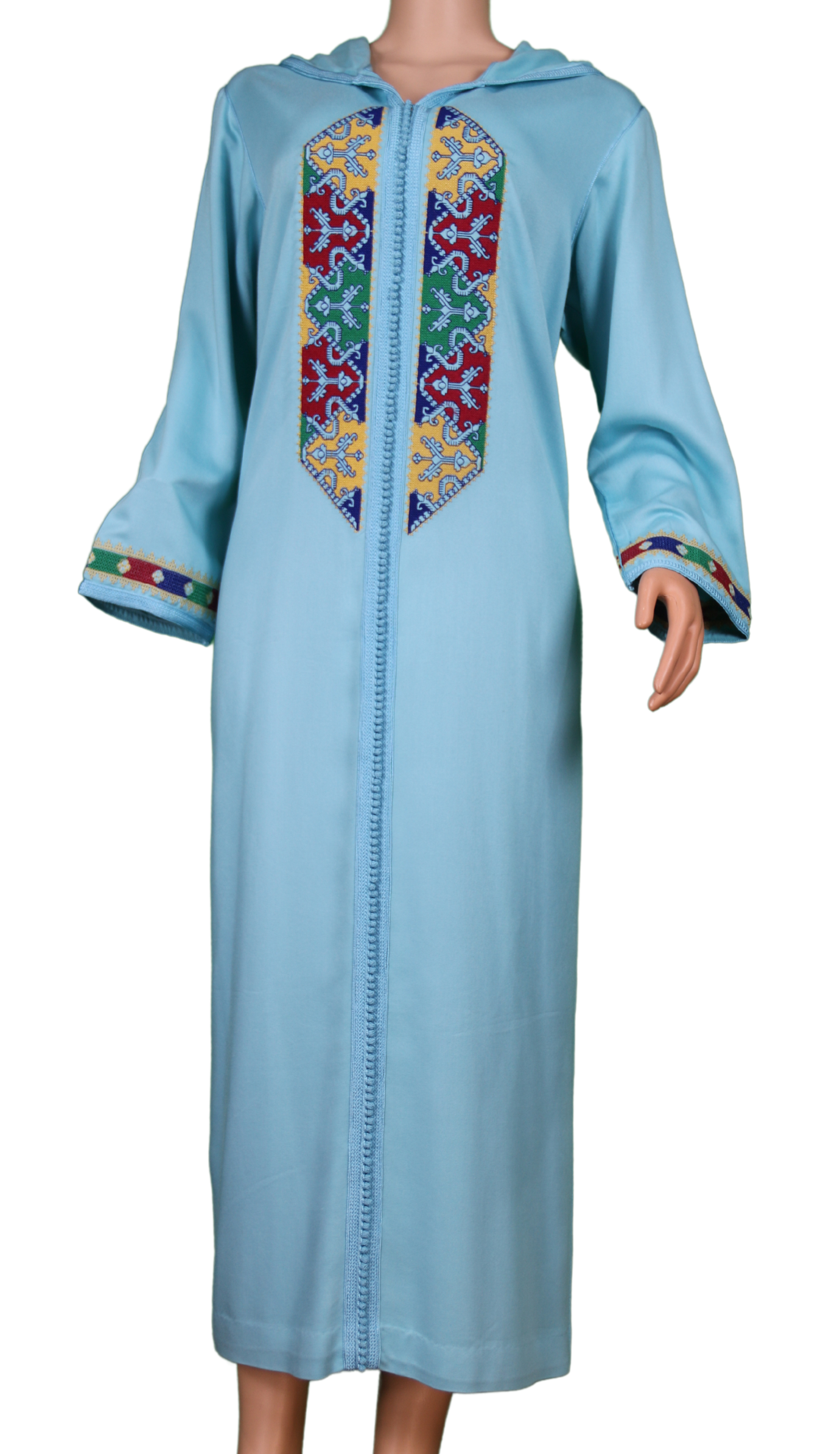 Djellaba bleu ciel berbère