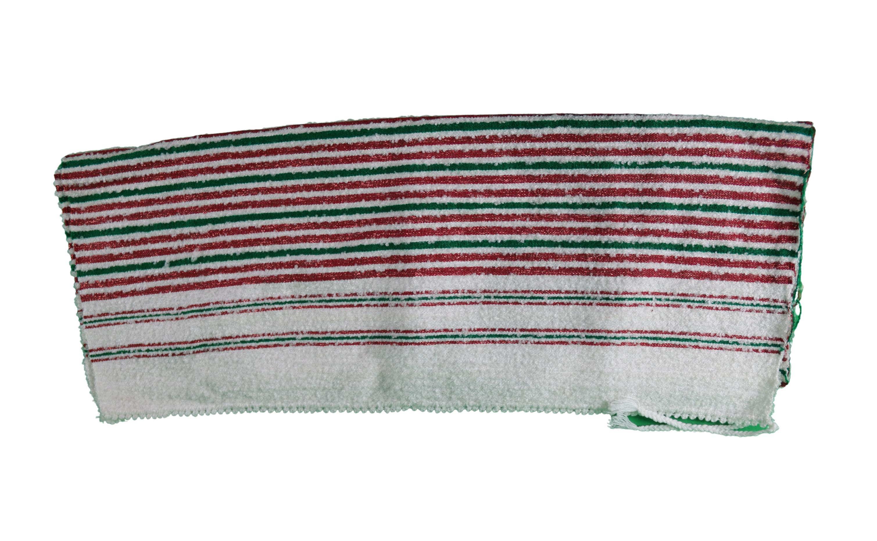 Mendil Rayé Vert, Rouge et Blanc – Style Classique