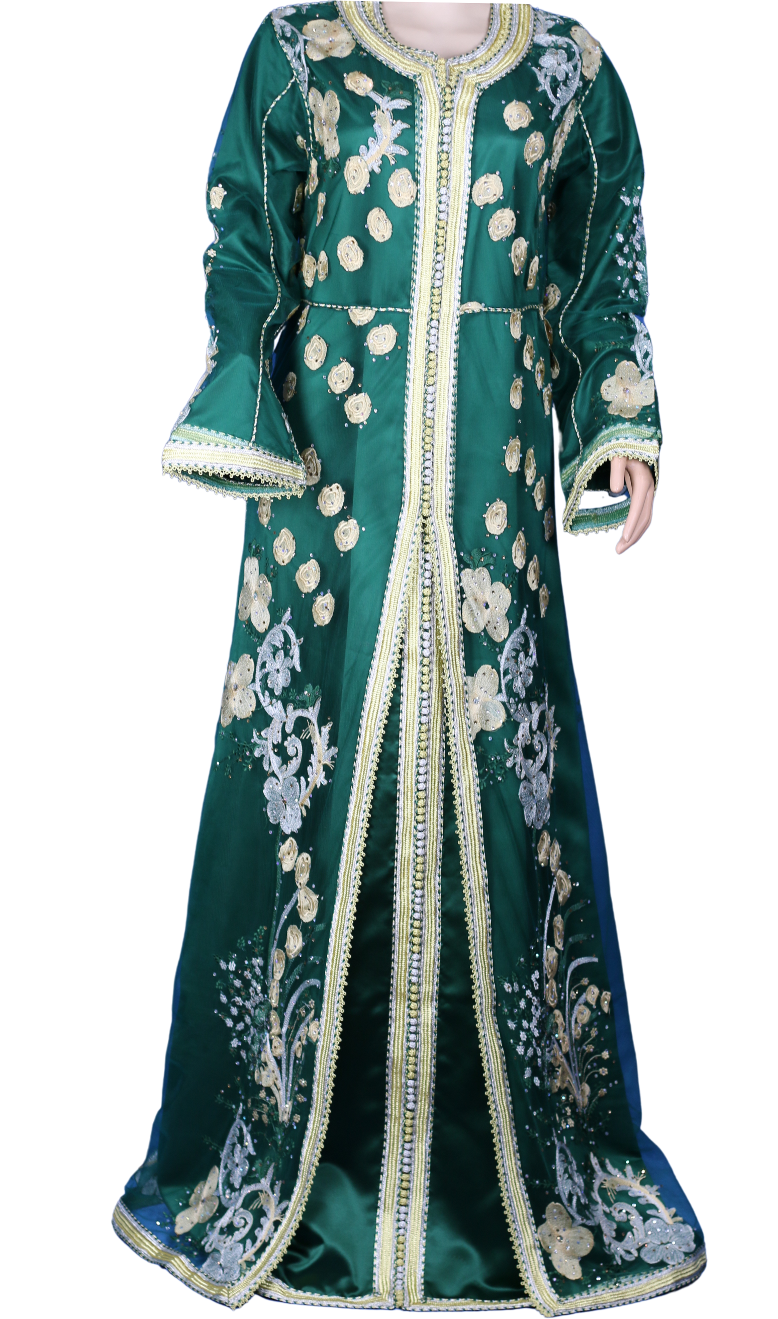 Caftan vert impérial