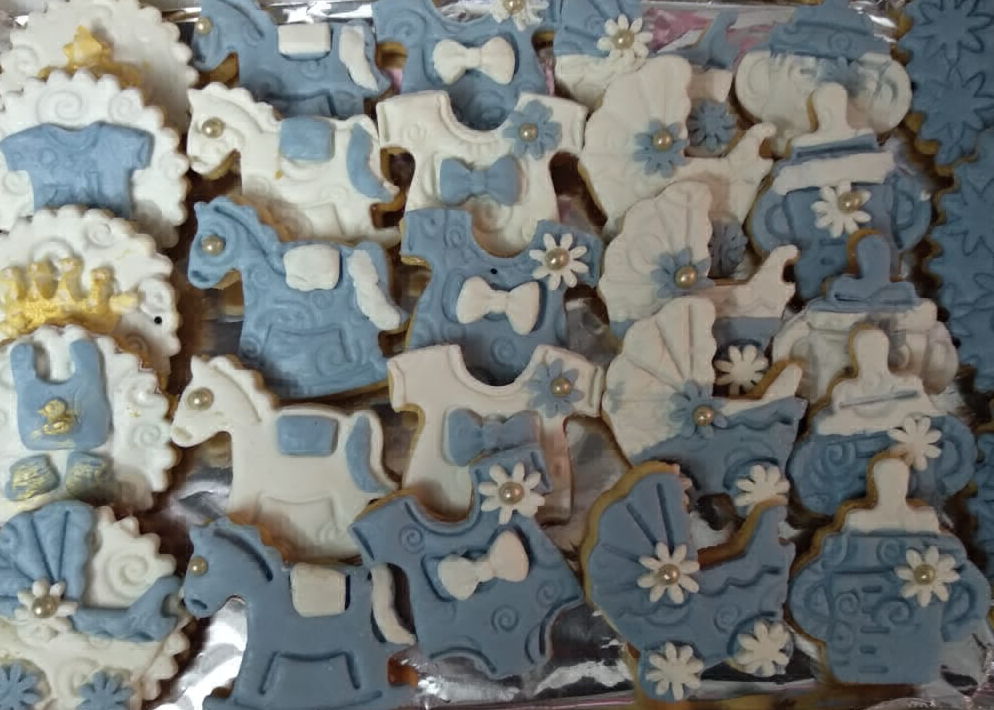 Sablés de Naissance – Bleu Bébé